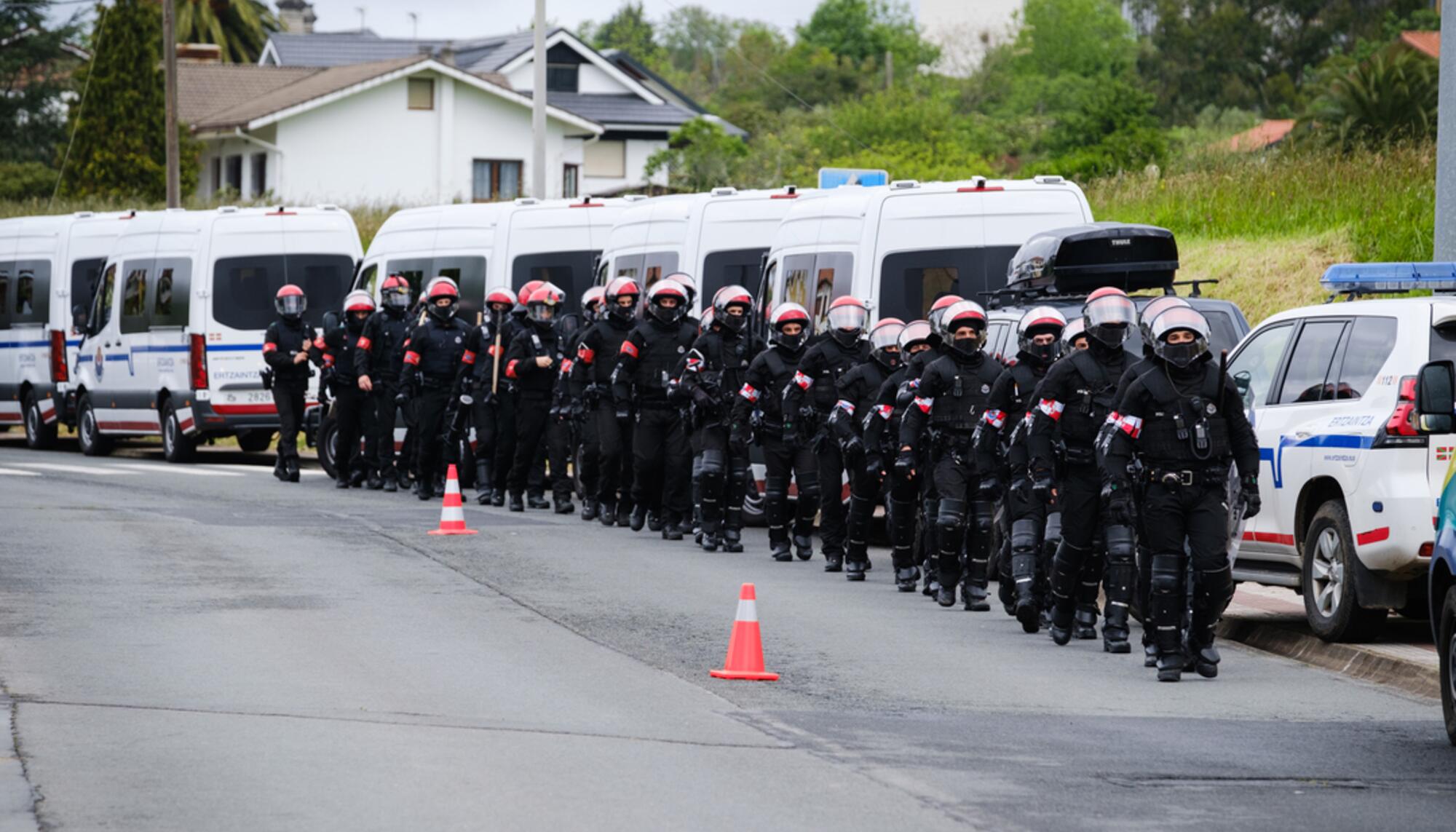 Despliegue Ertzaintza Otxantegi